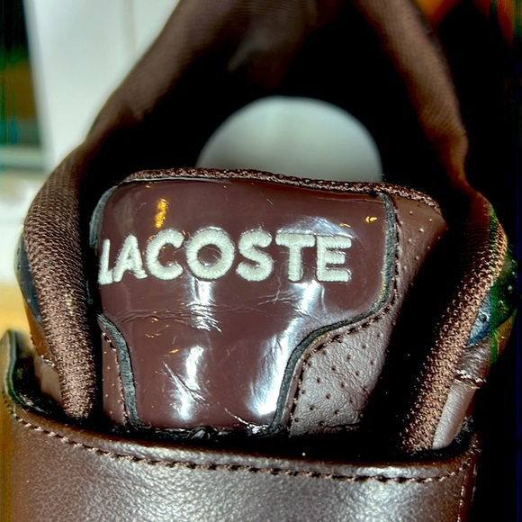 Lacoste Sport shoes for men brown color size 11.5”. Inches - Picture 9 of 12
